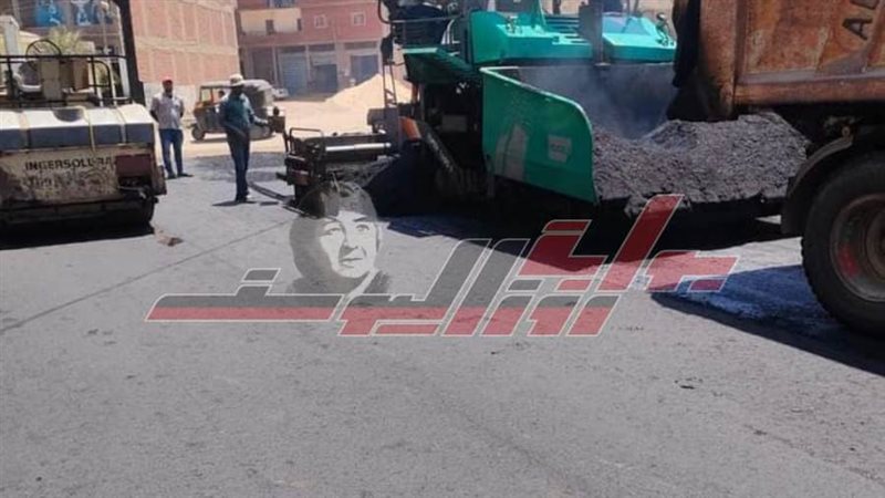 أعمال رصف الطرق