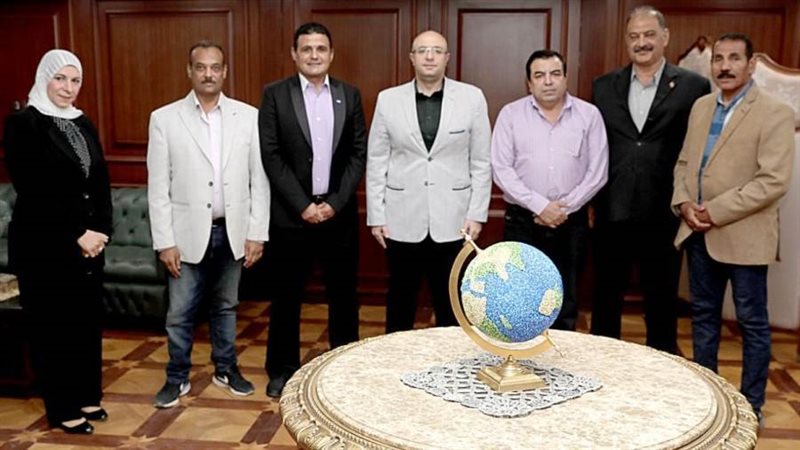 محافظ بنى سويف يتستقبل