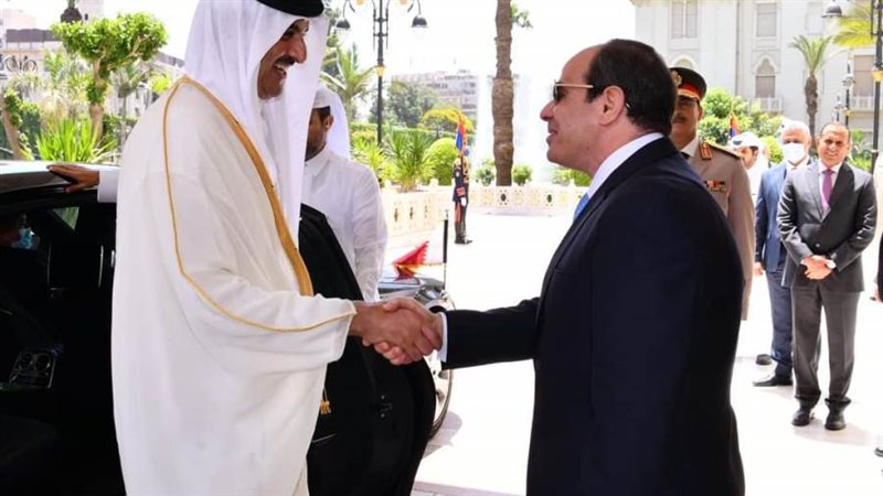 الرئيس السيسي يودع