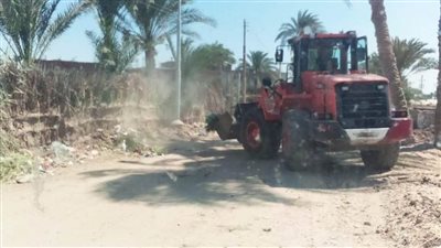 محافظ المنيا حملة مكبرة للنظافة بمطاي وتمهيد وتسوية الطرق بملوي