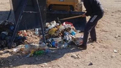 مركز ومدينة الحسنة: رفع وإزالة 5 أطنان من القمامة والمخلفات     