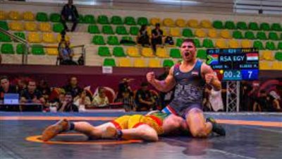 ثنائي المصارعة يفوز في الجولة الأولى بدورة ألعاب البحر المتوسط