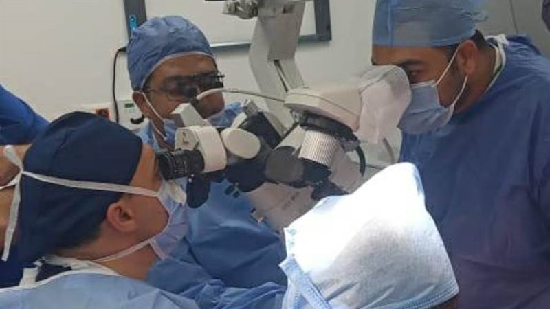 جراحة إنقاذ قدم طفل