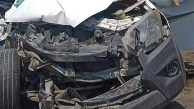 إصابة شخصين في حادث تصادم بالطريق الزراعي في قليوب