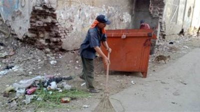 متابعة حملات النظافة والإنارة بمركز ومدينة أبو صوير