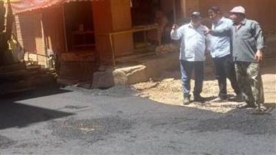 متابعات ميدانية لأعمال الرصف والتطوير بـ 3 مراكز بـ ”المنوفية“ 