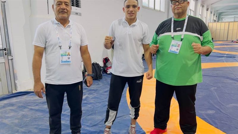 يحيى صلاح بطل المصارعة