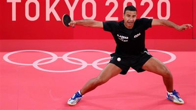 عمر عصر يهزم بطل تركيا في الدور الثاني لمجموعات تنس الطاولة بألعاب المتوسط