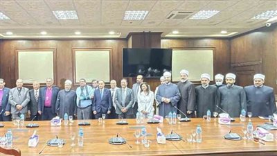 مفتي الجمهورية يستقبل وفدًا رفيع المستوى من رئاسة الطائفة الإنجيلية للتهنئة بعيد الأضحى