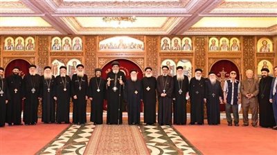البابا تواضروس يلتقي أعضاء هيئة تدريس إكليريكية بالإسكندرية
