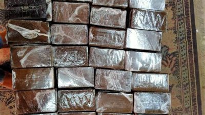 ضبط 18 كيلوجراما من الحشيش بحوزة عنصر إجرامي بالإسكندرية