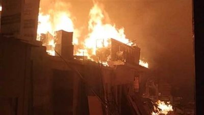 السيطرة على حريق مروع بمصنع طباعة بلاستيك بقليوب