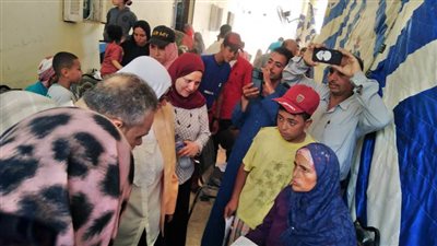  فحص 1324 حالة بالقافلة الطبية لجامعة الزقازيق بمركز الحسينية