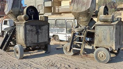 وقف أعمال بناء مخالف ومصادرة معدات مبانٍ بالعريش