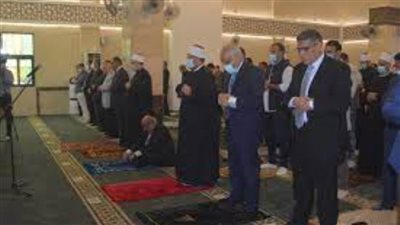  وزير الأوقاف و4 وزراء ومحافظ الجيزة يفتتحون مسجد 