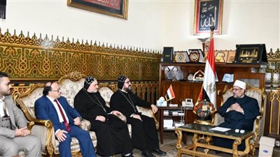 وفد الكنيسة السريانية بمصر يهنئ وزير الأوقاف وقيادات الوزارة بعيد الأضحى 