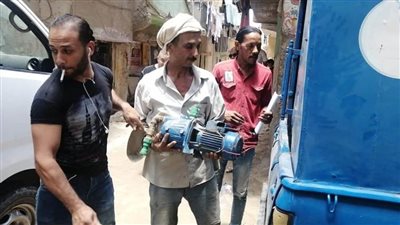 حملات إزالة التعديات على شبكة مياه الشرب بالإسكندرية