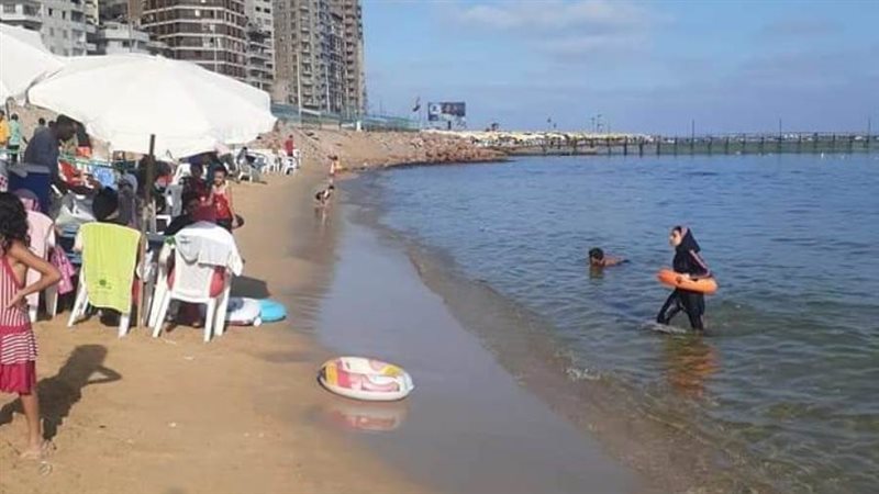 إحدى شواطئ الإسكندرية