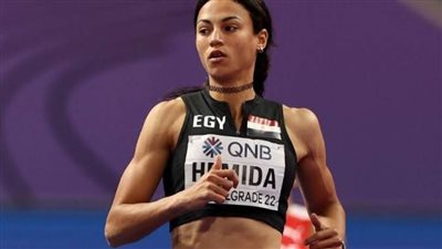بسنت حميدة تتوج بذهبية 200 متر عدو