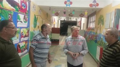 عبد الله يتفقد استراحات مراقبي الثانوية العامة بكفر الشيخ
