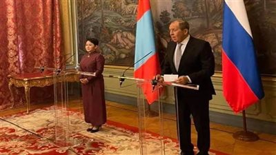 وزيرا خارجية روسيا ومنغوليا يبحثان قضايا التجارة والطاقة والتعاون الثنائي