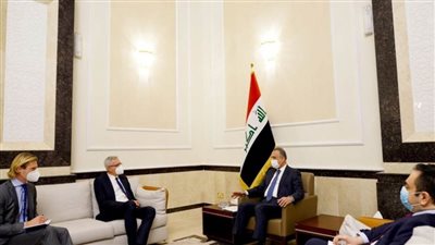 العراق وألمانيا يبحثان التعاون الأمني وإعادة إعمار المناطق المحررة