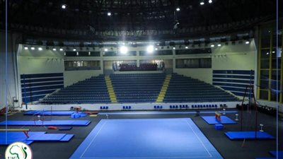 صالة 2 جاهزة لاستقبال تدريبات منتخبات إفريقيا للجمباز الفني 