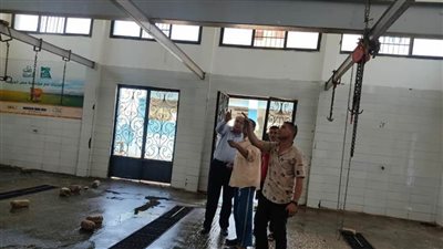 تجهيز المجزر الآلي بأهناسيا وتحرير محاضر تموينية بسمسطا