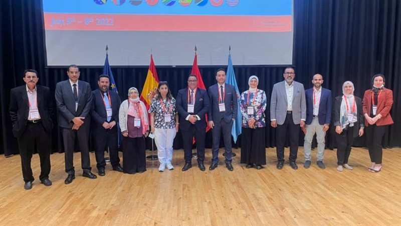 وفد جامعة حلوان فى