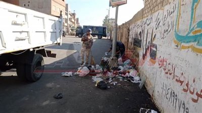 حملات نظافة مكبرة استعدادًا لعيد الأضحي المبارك بكفر الشيخ