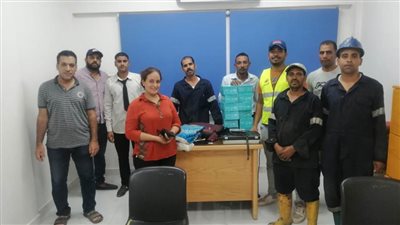 مسئولو مياه سوهاج يهنئون العاملين بمحطات مياه الشرب والصرف الصحي بعيد الأضحى المبارك 