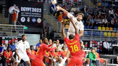 منتخب اليد يهزم الكاميرون في افتتاح أمم إفريقيا لكرة اليد