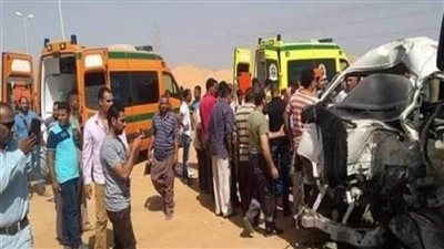 إصابة ٧ أفراد في حادث تصادم بالإسماعيلية
