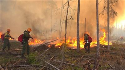 روسيا: إخماد 70 حريقا بالغابات ومحاولة للسيطرة على النيران بـ 18 ألف هكتار