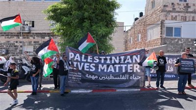 فلسطينيون يتظاهرون في بيت لحم ضد زيارة الرئيس الأمريكي