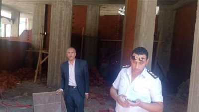  إزالة 101 تعدٍّ وإيقاف حالات بناء بدون ترخيص ببني سويف