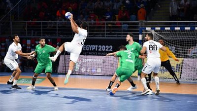 منتخب فراعنة اليد يحسم التأهل إلى نصف نهائى أمم إفريقيا 