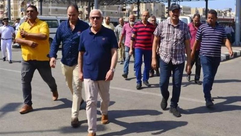 محافظ بورسعيد يتابع