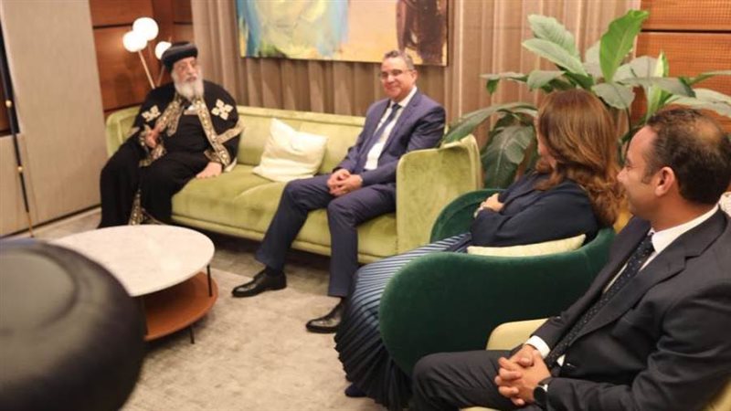 البابا تواضروس يصل