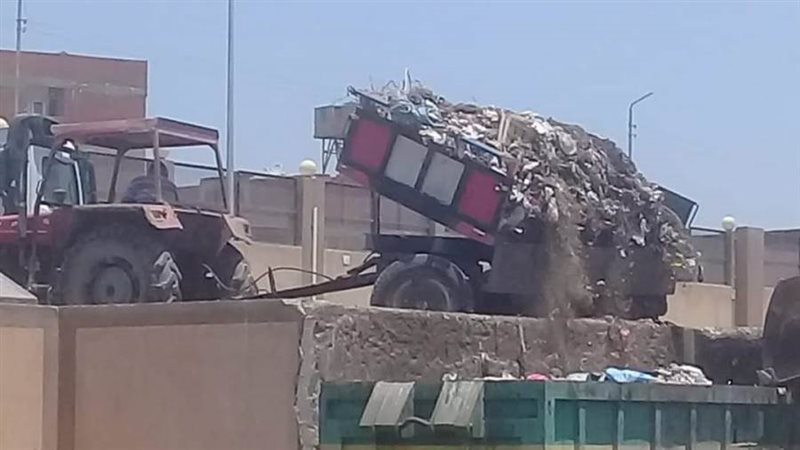 نقل ٣٥٠٠ طن قمامة