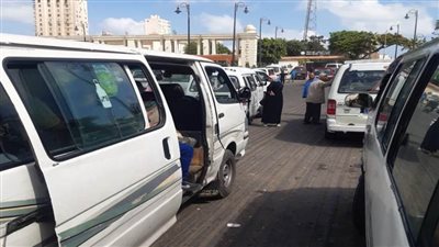 حملات مكثفة على محطات الوقود وتكثيف المرور الميداني بجميع مواقف الإسكندرية