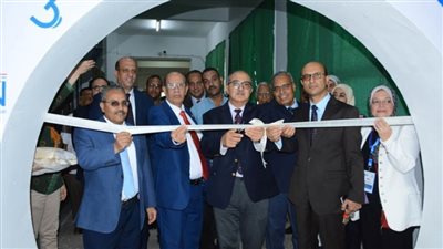 افتتاح المقر المؤقت لمعهد علوم المواد والنانو تكنولوجي بكلية العلوم جامعة أسيوط 