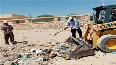  رفع وإزالة 5 أطنان من القمامة والمخلفات من 