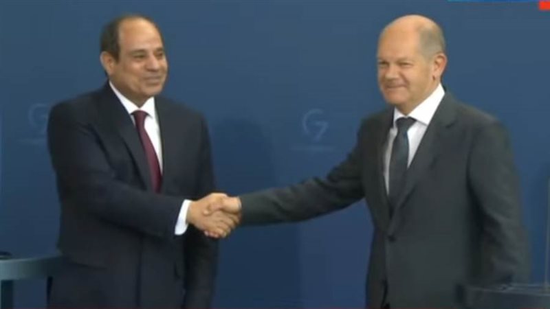 الرئيس السيسي والمستشار