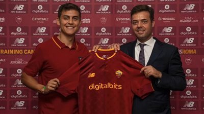 روما يتعاقد رسميا مع باولو ديبالا لمدة ثلاثة أعوام