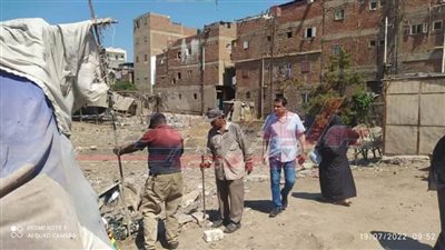 حملة مكبرة لإزالة الإشغالات بشوارع سيدي سالم بكفر الشيخ