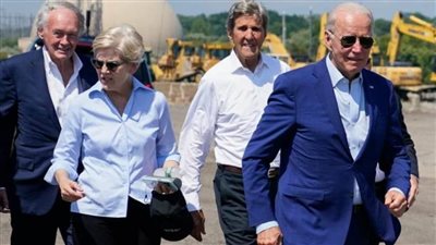 يصف بايدن تغير المناخ بأنه 