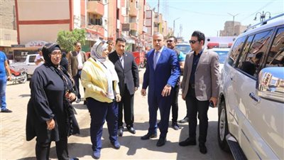 محافظ سوهاج يتفقد تطوير شارع الجرجاوية بحي غرب سوهاج
