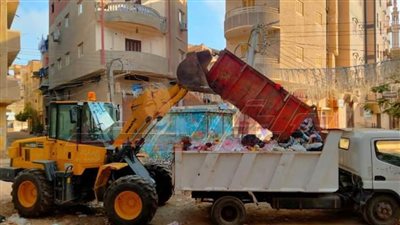تكثيف حملات النظافة الدولية ببيلا في كفر الشيخ
