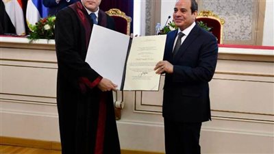 الرئيس السيسي: تكريمى اليوم أوجهه للشعب المصري بأكمله كشريك أساسي في الإنجازات